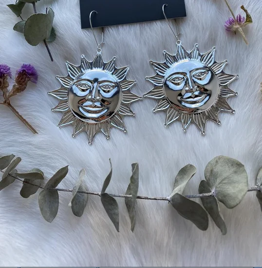 Большая искусственная кожа ожерелье с изображением солнца небесные украшения