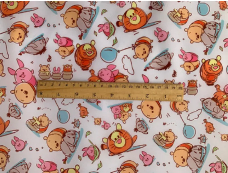 color 92 1 ярд 2 стороны анти-брызги воды мультфильм тонкая ткань Оксфорд полиэстер Печать Ткань Сумка Подкладка T775 - Цвет: color 92