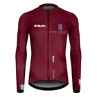 Новинка 2021 команда Испании Весна Ropa Ciclismo Hombre с длинным рукавом дышащая Велоспорт Джерси Мужская велосипедная одежда STRAVA Maillot Ciclismo