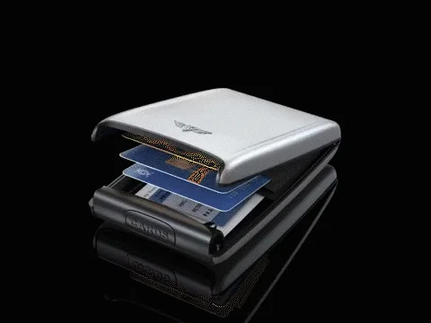 

Metal Case Credit Business Mini Card Wallet 2021 Man Women Secure Deposit and Withdrawal Wallet Card Holder