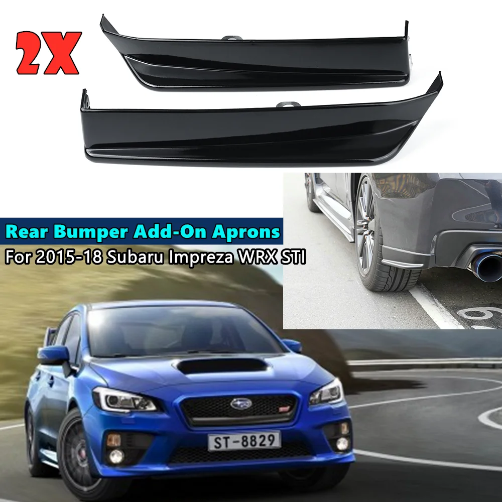 Фартуки для губ заднего бампера автомобиля 2 шт. разветвители диффузор протектор