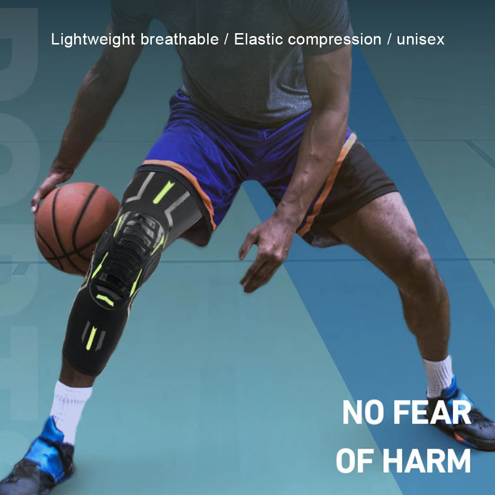 

1Piece Sports Knee Pad Padded Bike Cycling Knee Protection Breathable Basketball Anti-collision Sports Knee Support Guard Covers
