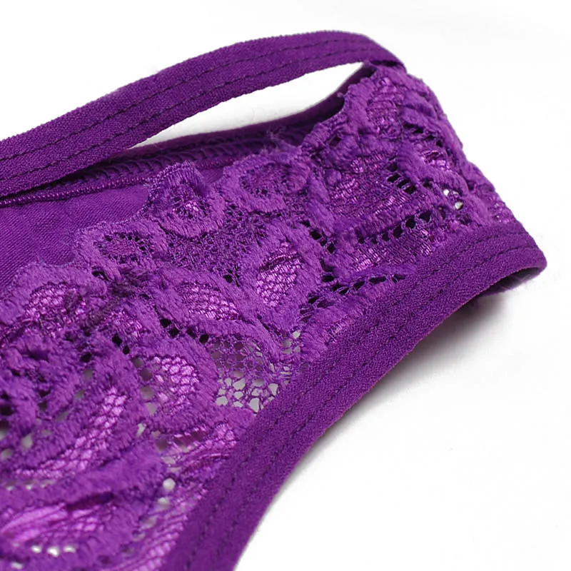 Сексуальные кружевные прозрачные трусики женские ажурные трусики-брифы с бантом