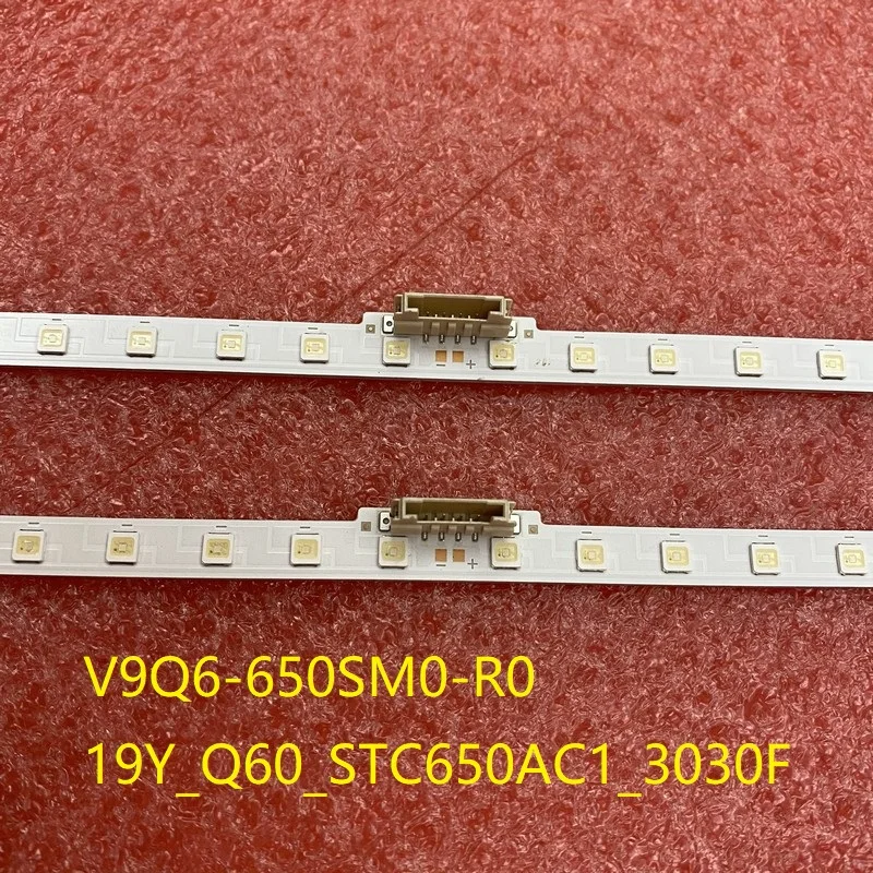Фото Светодиодная панель, 2 шт., для Samsung V9Q6-650SM0-R0, 9y_q60 _ stc650ac1 _ 3030f QN65Q60RAFXZA, qn65q6кругxza, QE65Q60T, QE65Q60RAT QE65Q60RATXXU №1