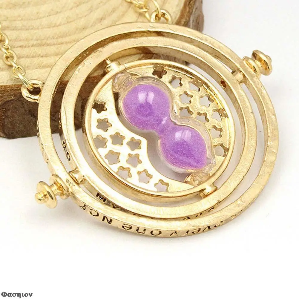 Симпатичные крутые женские Девушки вращающиеся Песочные часы Подвеска из сплава