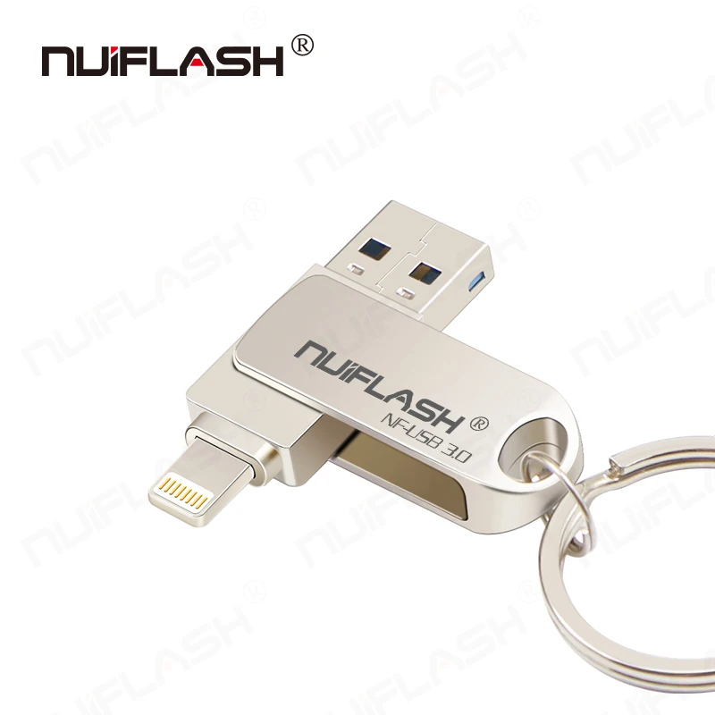 Флэш накопитель USB с реальной емкостью для iPhone 32 ГБ 64 128 флэш 3 0 высокого качества U