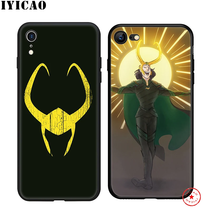 IYICAO Marvel Loki мягкий чехол для iphone 11 Pro Xr Xs Max 6 6s 7 8 Plus 5 5S Se Силиконовый ТПУ |