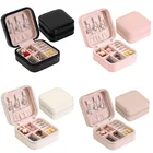 Портативные серьги-гвоздики из ПУ кожи в американском стиле