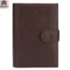 Мужской кошелек, кожаный держатель для паспорта, деловой удобный кошелек Baotou с отделением для карт, кожаный нейтральный Кошелек для монет, идентификационная кожа, сумка