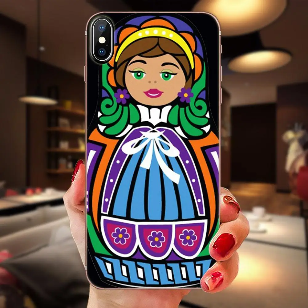 Русские куклы цветок для huawei Honor 4C 5A 5C 5X6 6A 6X7 7A 7C 7X8 8C 8S 9 10 10i 20 20i Lite Pro Чехол телефона