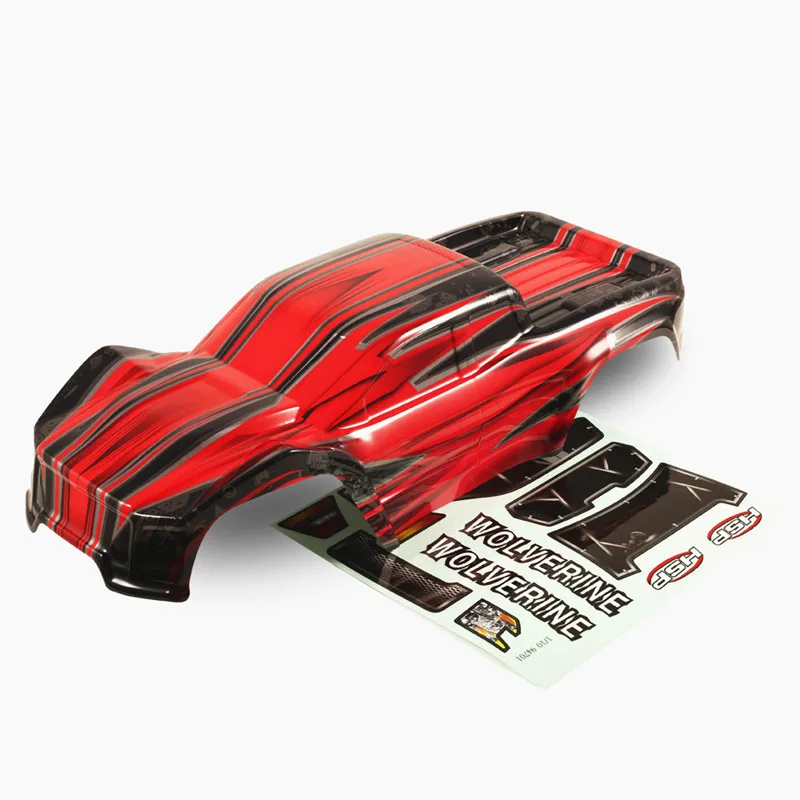 Красный HSP RC корпус автомобиля для HSP Redcat превышает 1/10 масштаб 4wd внедорожников - Цвет: Красный
