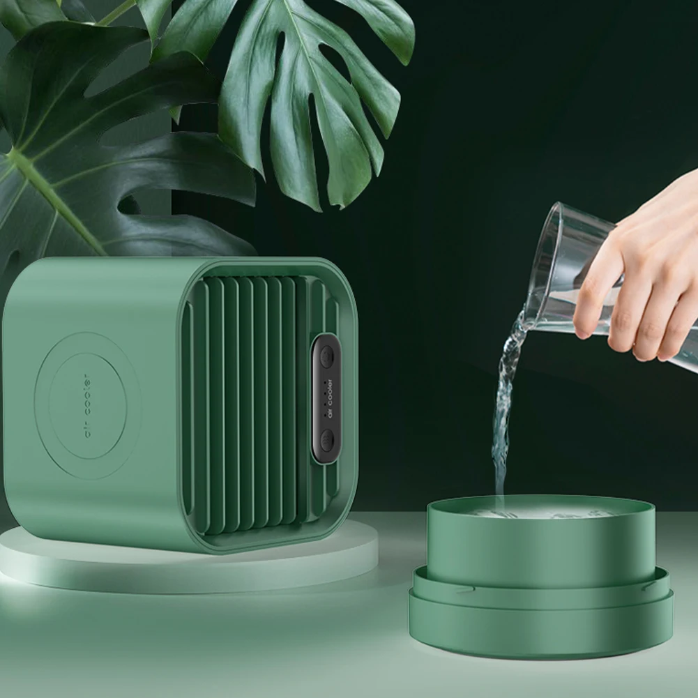 Portable Air Conditioner Mini Fan Cooler Humidifier For Home Office Room Desktop Cooling Conditioning Purifier Rechargeable |