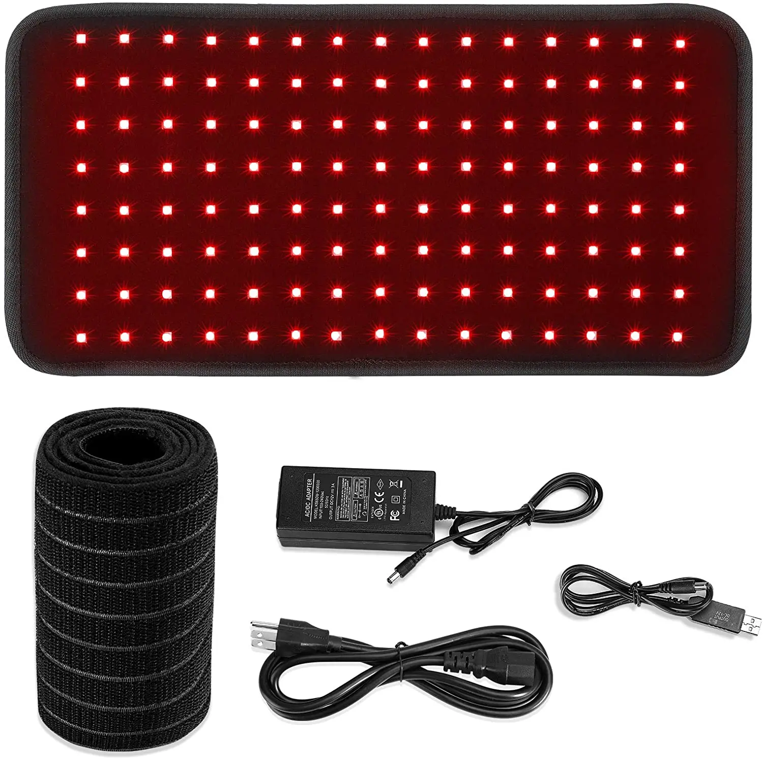 Red Light Therapy  Belt 660nm LED Red Light And 850nm Near-Infrared Light Treatment, Fade Scar and Spot  Relieve Muscle Pain