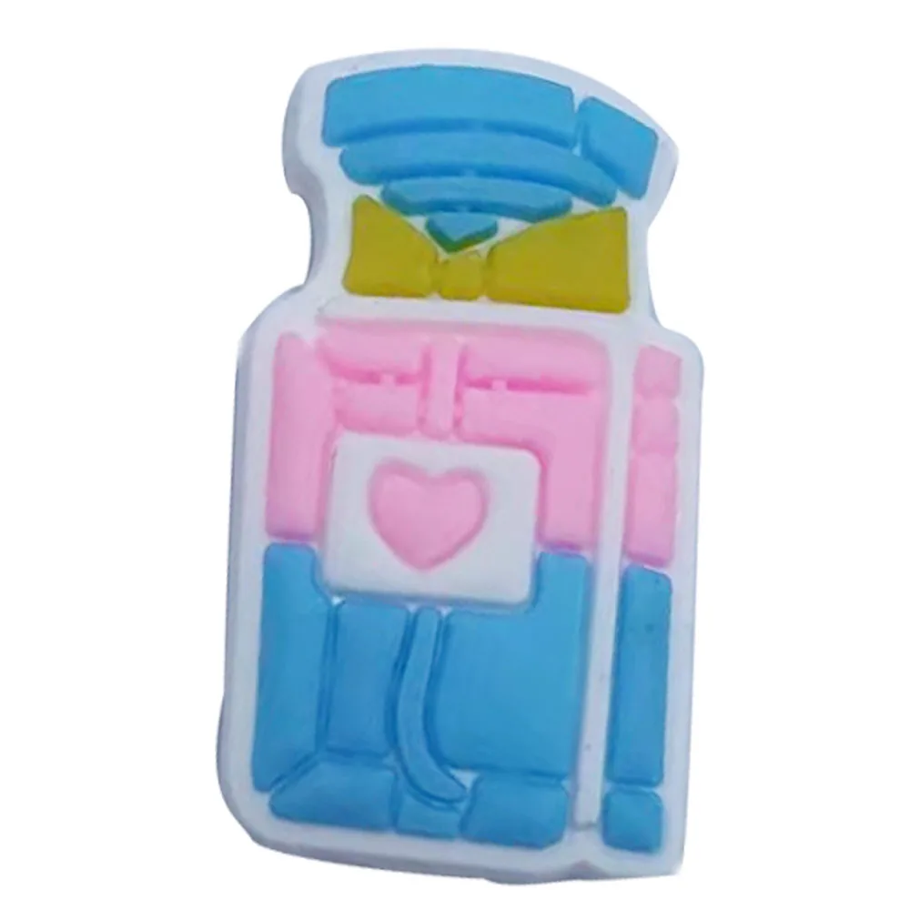 1 шт. ПВХ Мультяшные подвески для обуви косметичка Кисть макияжа расческа ножницы