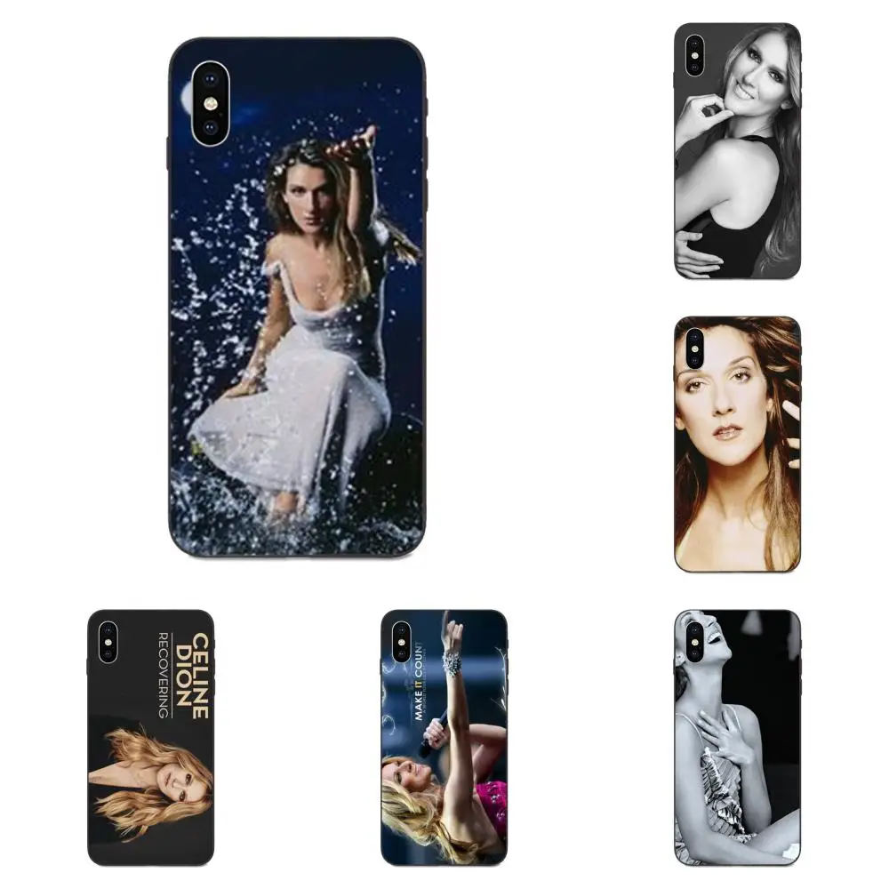 Мягкий термополиуретан классный лучший для Apple iPhone 4 женский Celine Dion 6 6S 7 8 Plus X XS Max