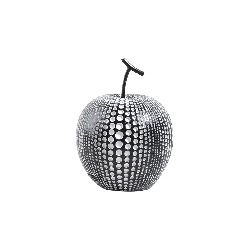 

Modern Resin Apple Figurine Creative Fruit Statue Crafts Garden Office Home Decoration Accessories Birthday Gifts