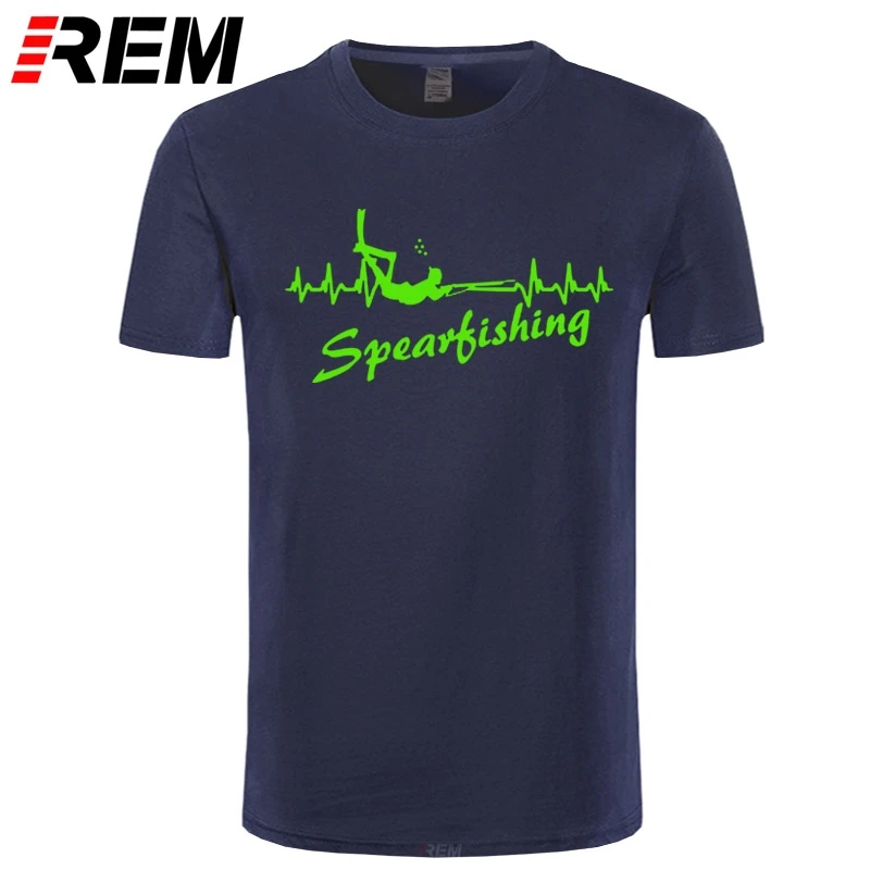 Футболка REM Its In My HeartBeat для подводной охоты футболка с подводным нырянием и копьем