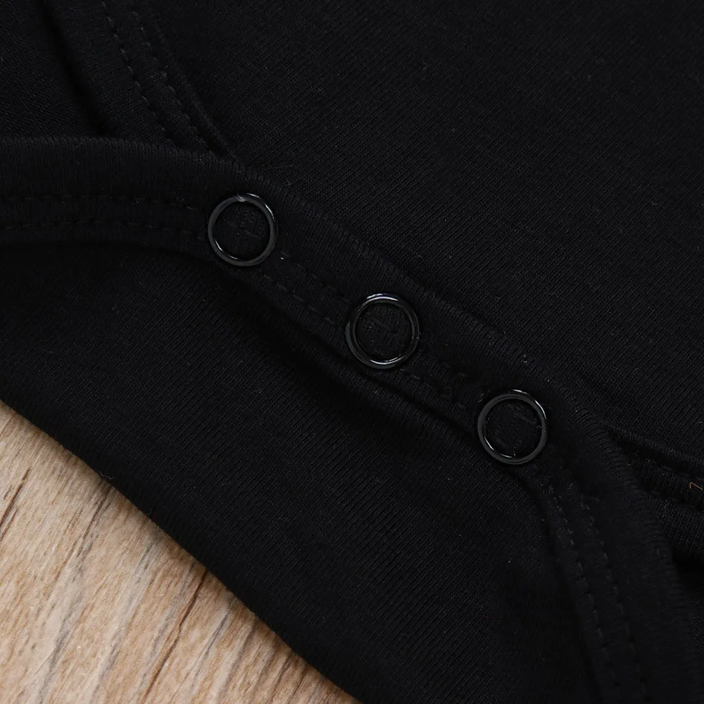 Костюм для Хэллоуина Одежда новорожденных Однотонный комбинезон с длинными