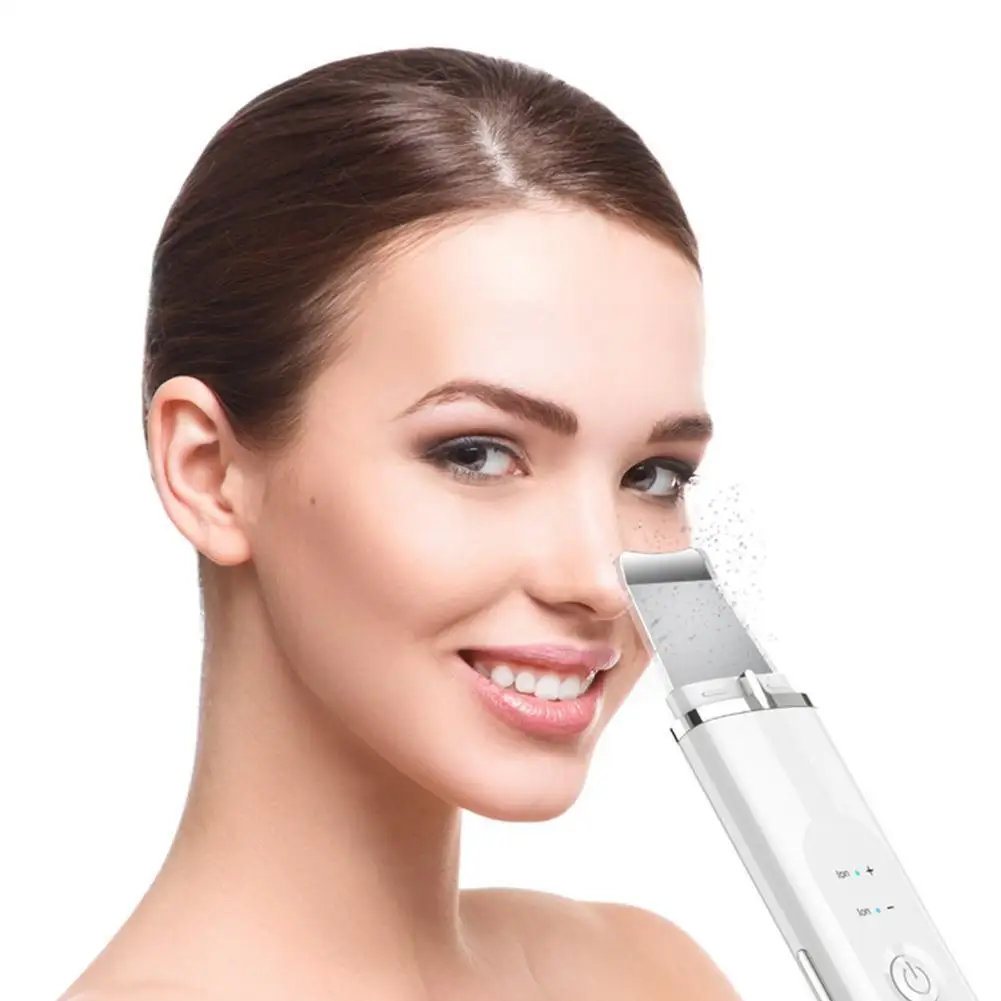 

Ultrasonic Skin Scrubber Pore Cleaner Spatula Shovel Beauty Dropship Peeling Remover Acne Blackhead Devices Professi M4m5
