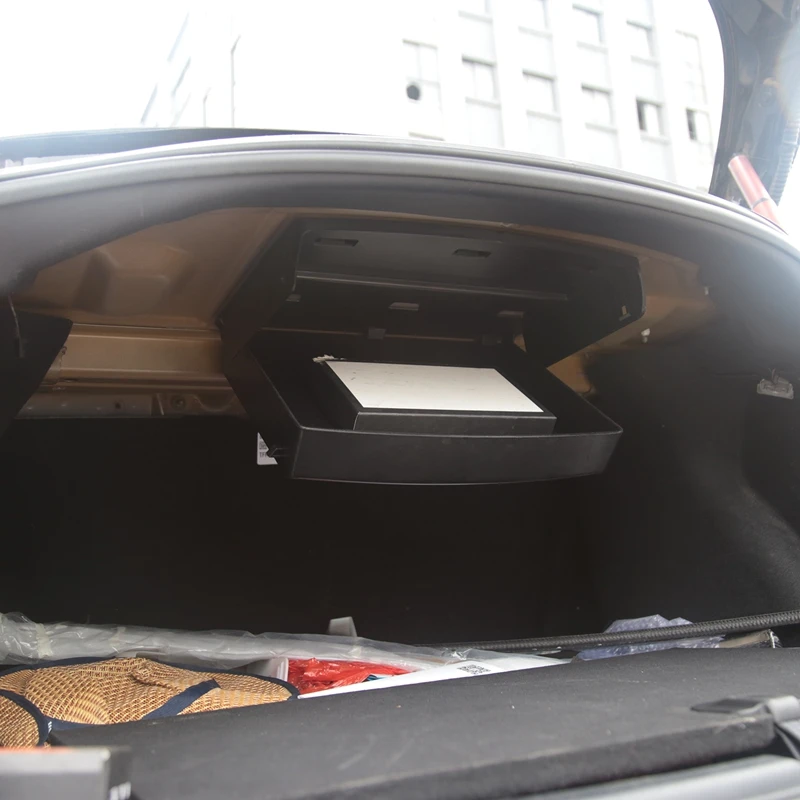 Продажа Для Tesla Model 3 2017-2019 Автомобильный багажник верхняя коробка для хранения Внутренний органайзер чехол автомобильные аксессуары Купить Для Tesla Model 3 2017-2019 Автомобильный багажник верхняя коробка для хранения Внутренний органайзер чехол автомобильные аксессуары