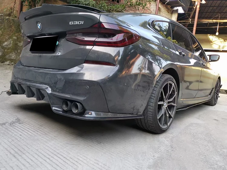 

Подходит для модифицированного небольшого спойлера ДЛЯ губ из углеродного волокна w G32 6-series Gt, задний объемный спойлер