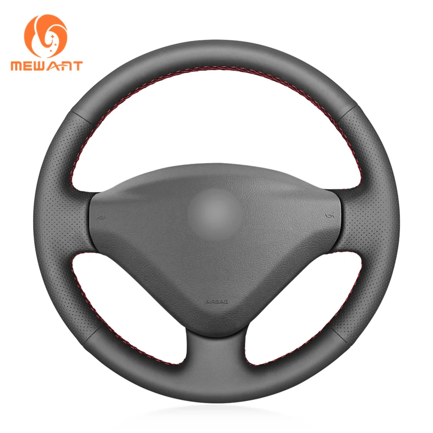Черный чехол из натуральной кожи для Peugeot 207 экспертный партнер Citroen Berlingo Jumpy Fiat Scudo