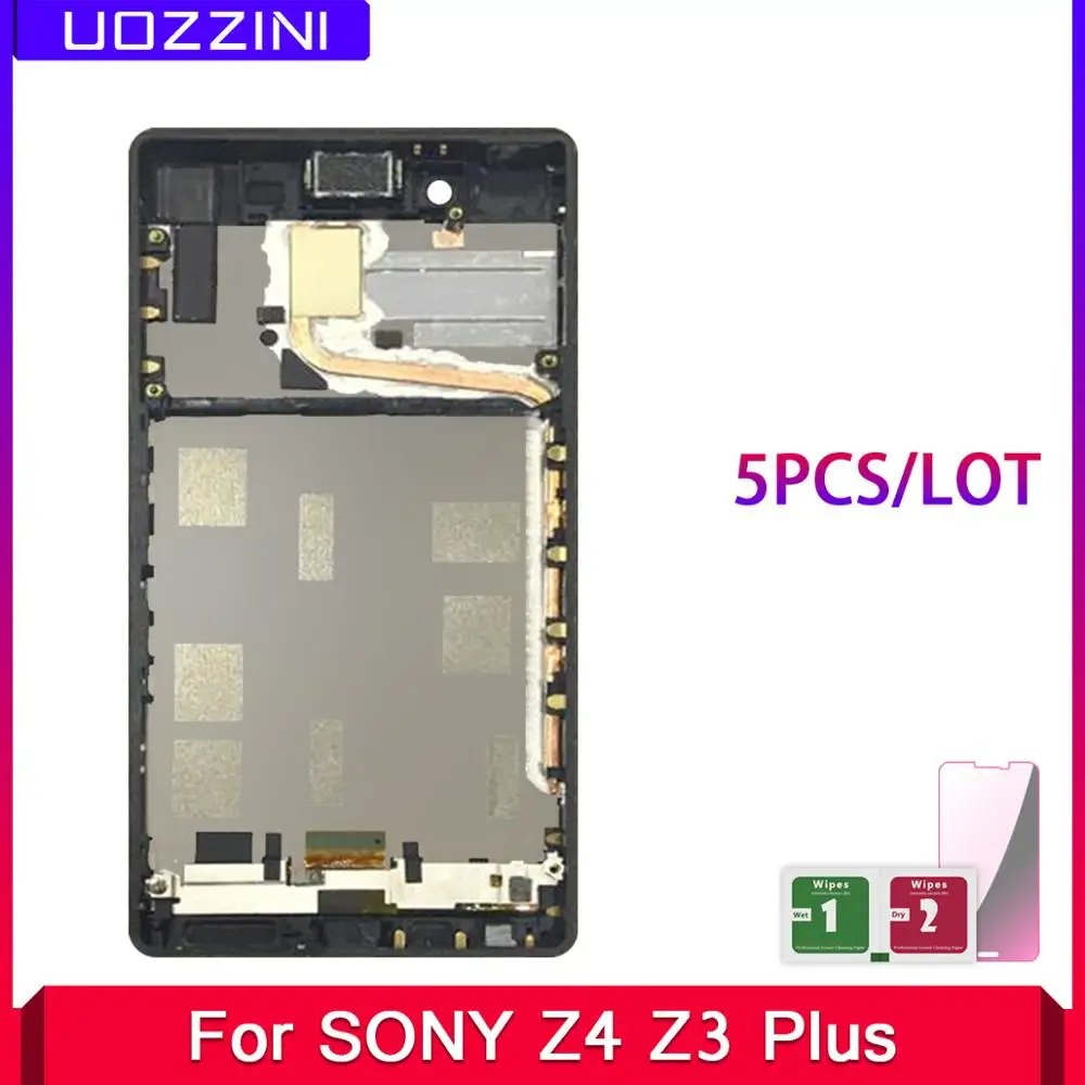 5 шт. ЖК дисплей для Sony Xperia Z3 + Plus Z4 E6553 E6533 E5663 сенсорный экран дигитайзер в сборе