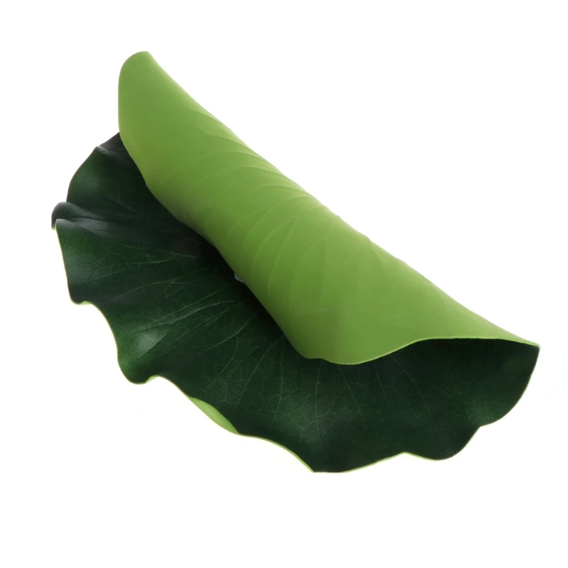 Искусственный Поддельный Лотос Листья лилии воды плавающий бассейн растения