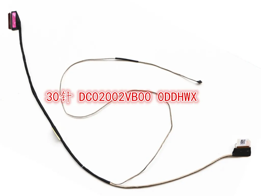 1PCS-10PCS new original for Dell Inspiron 15 5000 5570 30 pin led lcd lvds cable DC02002VB00 0DDHWX cn-0DDHWX DDHWX - купить по