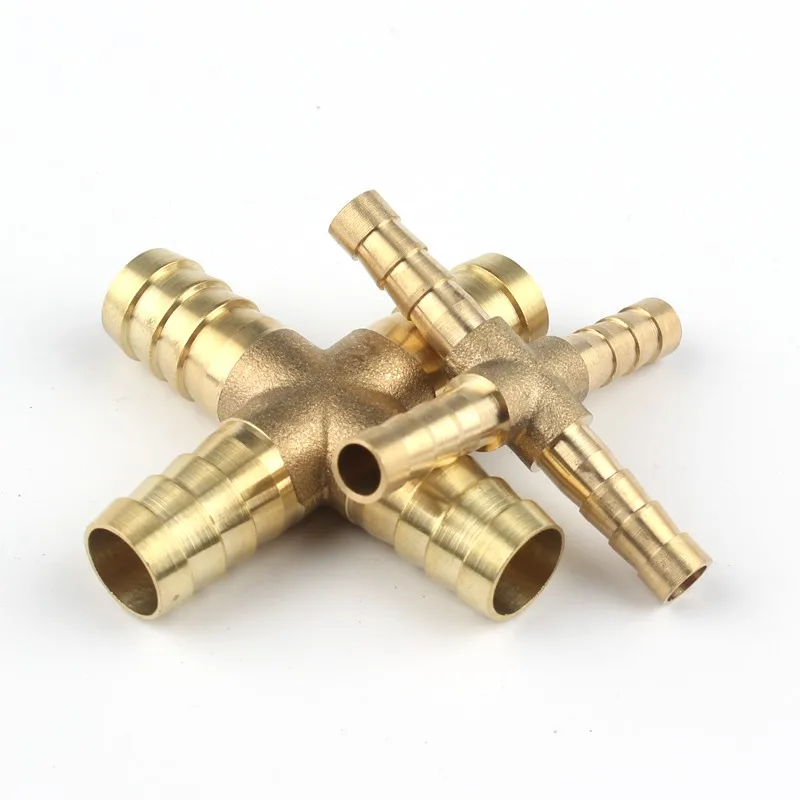 2 шт. латунная трубка 6 ~ 12 мм медный Быстрый провод соединитель пневматический