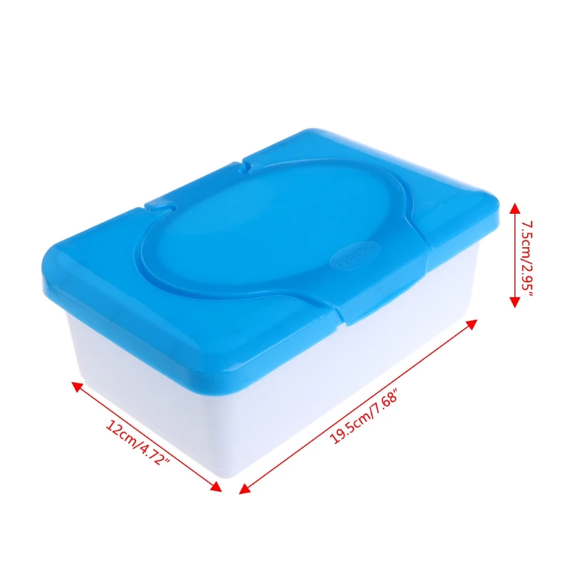 

Dry Wet Tissue Paper Case Baby Wipes Napkin Storage Box Plastic Holder Container Box