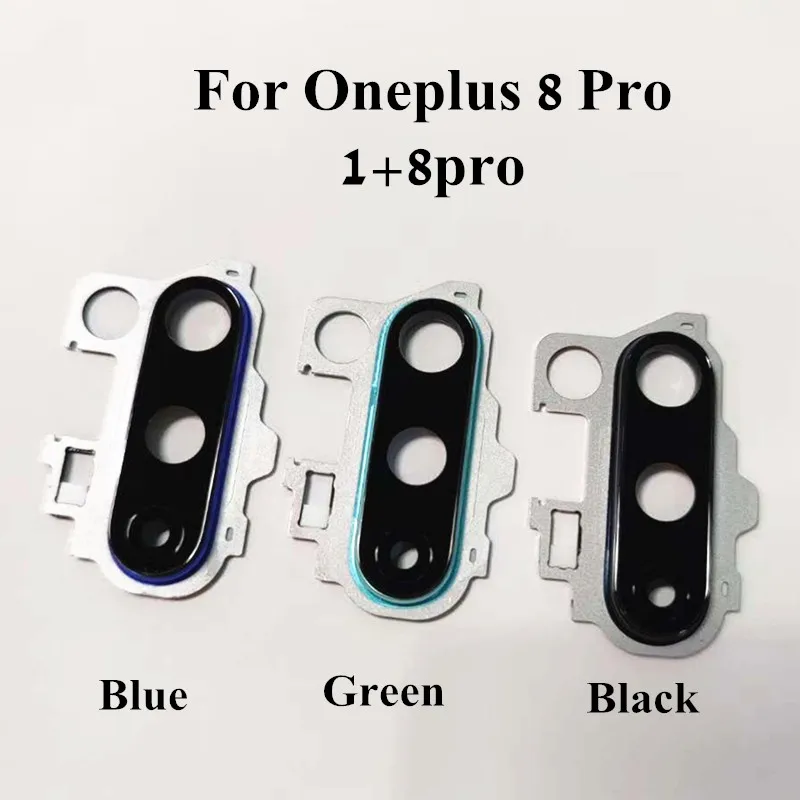 

Оригинальная Задняя стеклянная крышка для объектива камеры Oneplus 8 pro 1 + 8pro кольцевая рамка запасные части