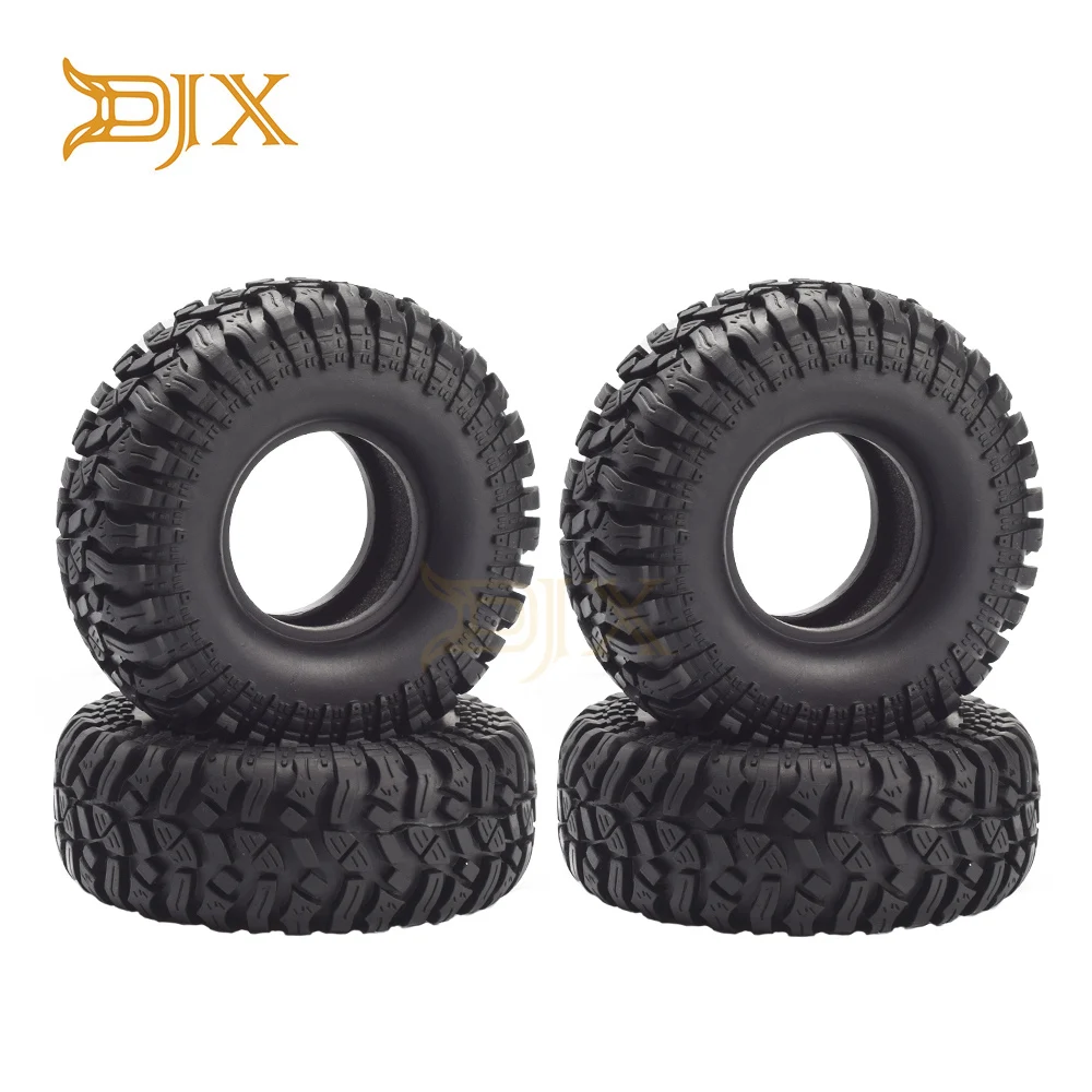 

DJX 4 шт. 114 мм 1,9 дюйма резиновая колесная шина для 1/10 RC Гусеничный автомобиль Traxxas TRX4 Axial SCX10 D90
