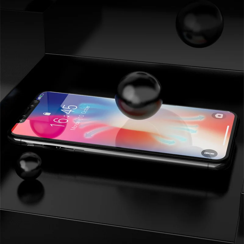 20 шт./партия DHl 3D полное изогнутое закаленное стекло для iPhone Max X XS XR передняя +