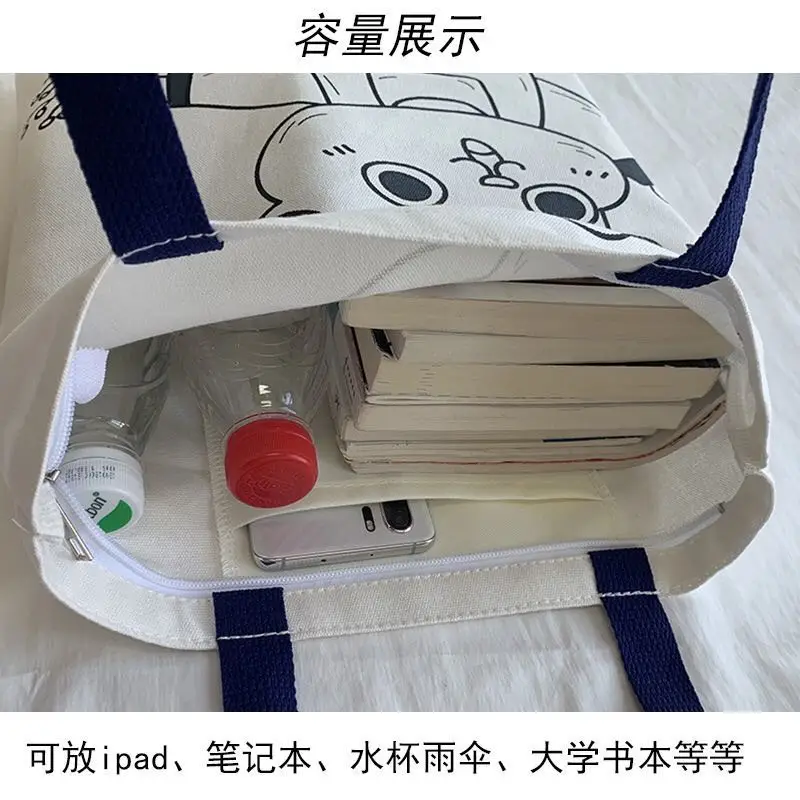 Оригинальная холщовая женская сумка на одно плечо Корейская версия маленького