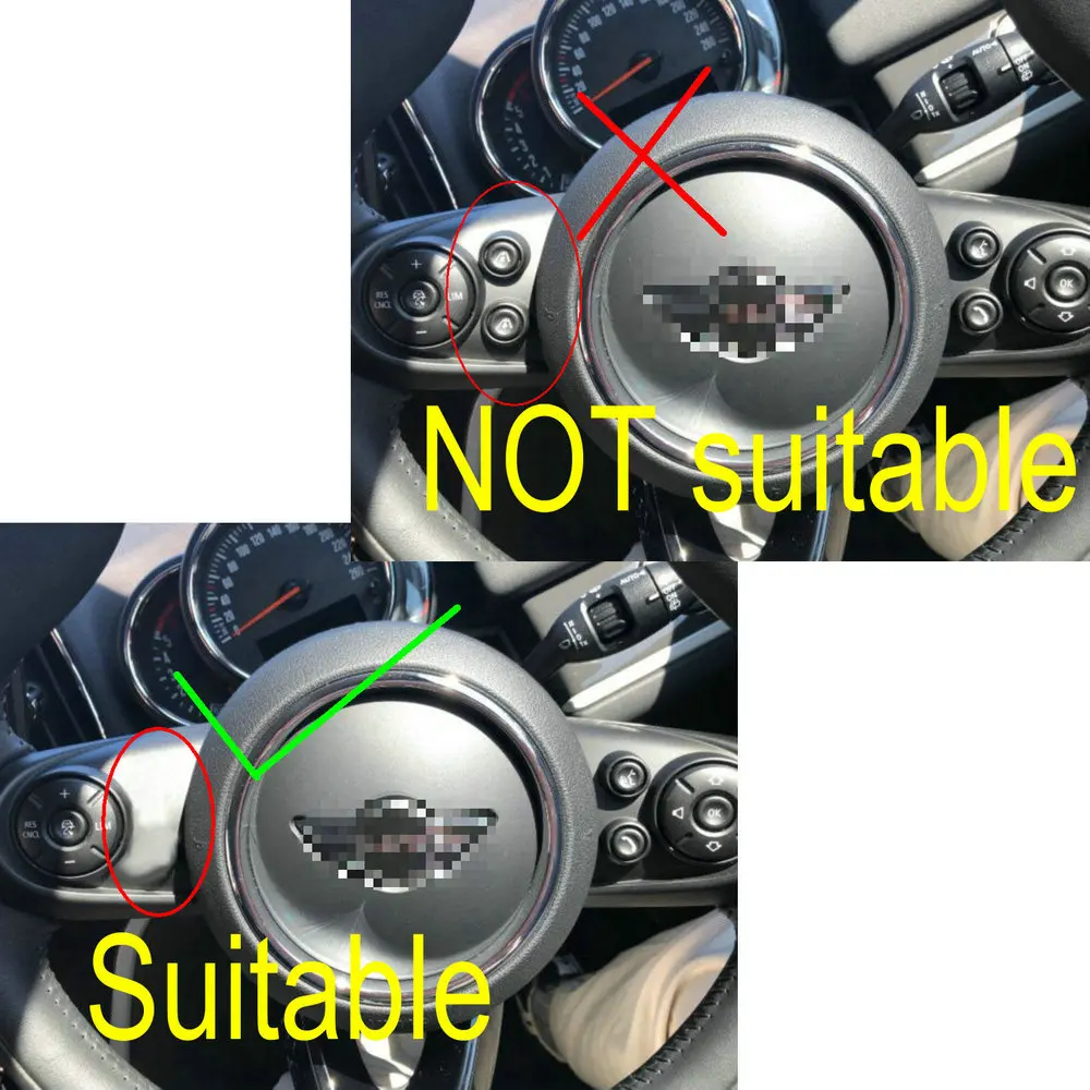 Для MINI Countryman F60 для MINI Clubman F54 для MINI Cooper F56 F57 наклейка на руль автомобиля для MINI Cooper аксессуары