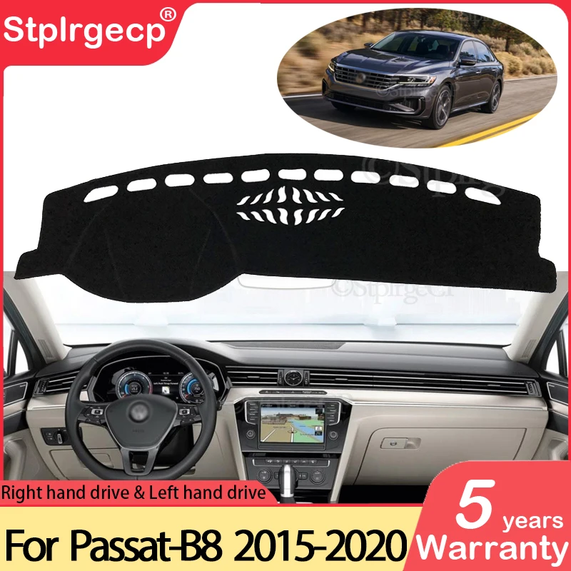 

Dashboard Cover Slip Mat Accessories Dashmat Carpet for VW Passat Volkswagen Variant Alltrack 2016 2018 2015 2017 2019 2020