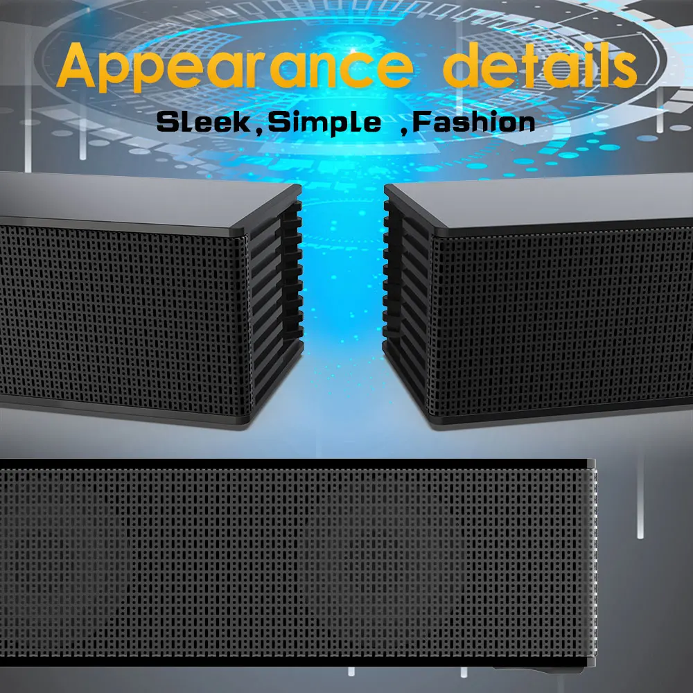 Саундбар для телевизора проводной и беспроводной динамик домашнего кинотеатра 40