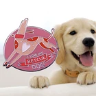Булавка с надписью I Love My Rescue Dog, милая возлюбленная, с сердцем, брошь в виде щенка, украшение для рукоделия и спасения, ювелирный аксессуар