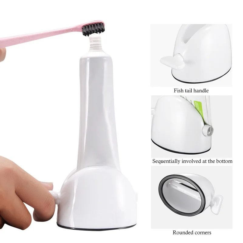 

Multi-Functional Toothpaste Dispenser Tooth Paste Squeezer Rolling Holder Tube Squeezer Bathroom Accessories Presse-Dentifrice
