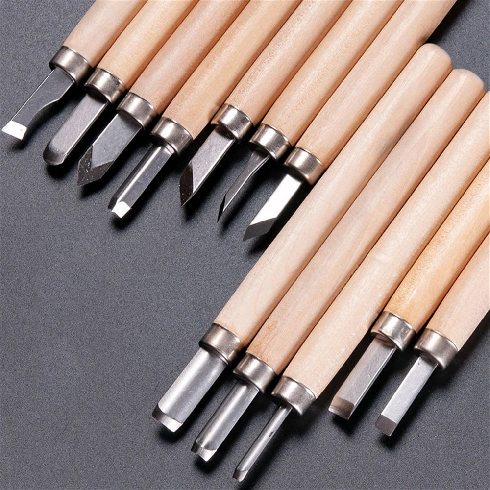 

Набор инструментов для резьбы по дереву, 3/6/8/10/12 шт./компл.