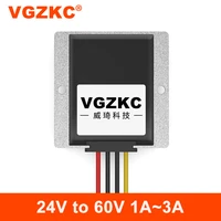 vgzkc 24v to 60v 1a 2a 3a car power module 24v to 60v dc converter 24v to 60v waterproof boost module
