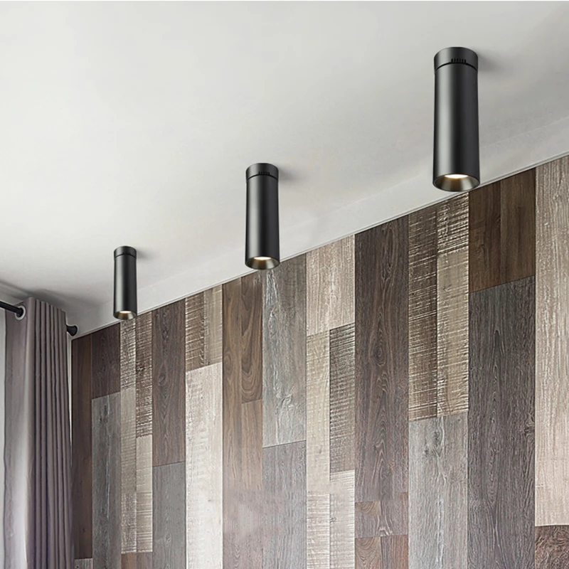 Потолочные светильники светодиодный прожектор с поверхностным креплением COB 5 Вт