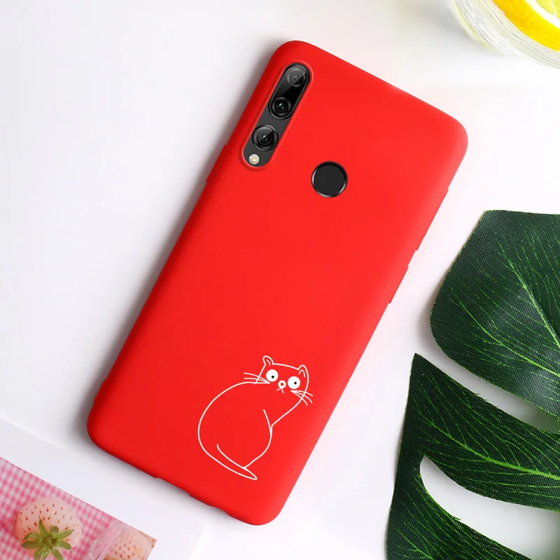 Яркий чехол для huawei P Smart чехол Z Plus для huawei Y9 Y7 Pro Y6 Y5 Lite Y6 Prime Y5 Y3 милый чехол с котом
