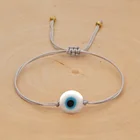 Go2Boho греческий браслет глаз для женщин модные 2021 Турецкий Дурной глаз Braclets Простые Ювелирные изделия унисекс веревка строка Lucky браслеты
