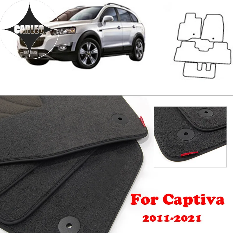

Автомобильные коврики для Chevrolet Captiva 2011-21, замшевый коврик, автомобильный экологически чистый материал, разные цвета
