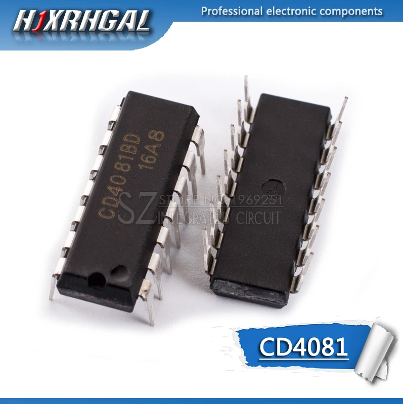 1 шт. CD4081BE DIP14 CD4081 DIP 4081 4081BE DIP-14 Новый и оригинальный IC HJXRHGAL