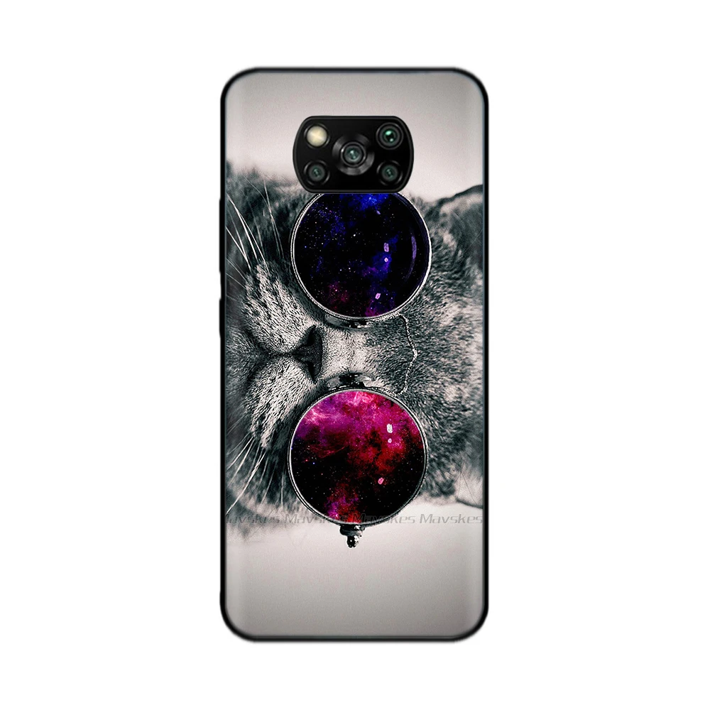 for xiaomi poco x3 nfc case printed cartoon silicone back cover soft bumper phone case for poco x3 pro x 3 tpu case funda 6 67 free global shipping