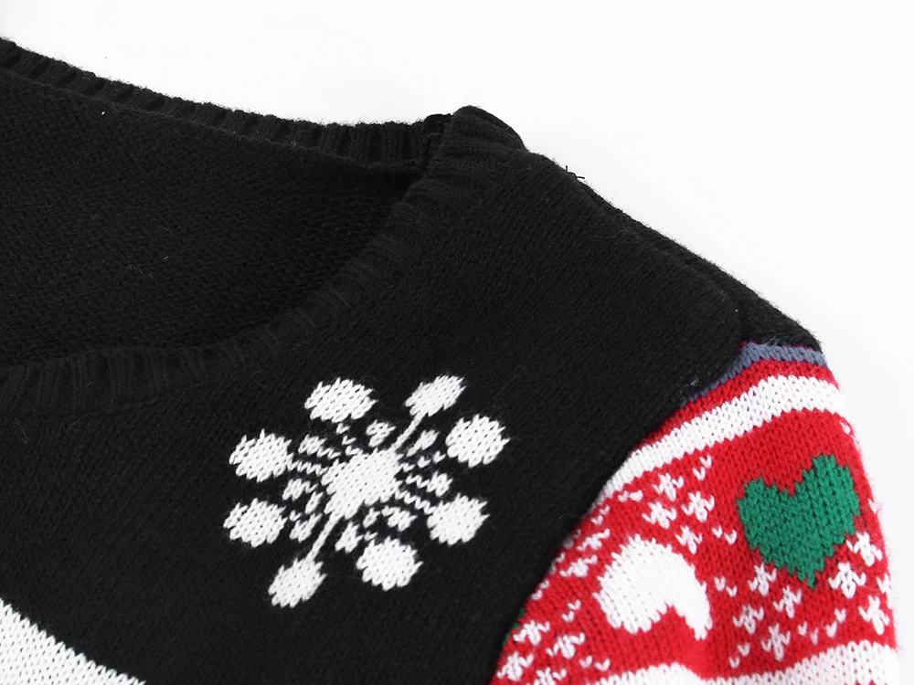 Светодиодный светильник вязанный уродливый Топ джемпер Снеговик кошачьи