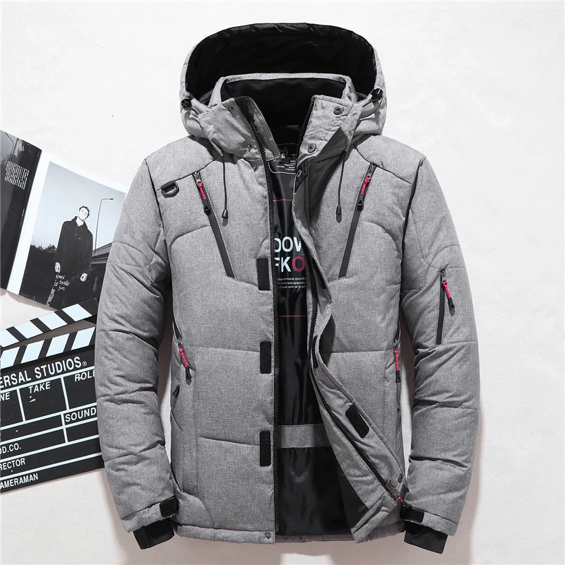 

Winter New Men Coats Solid 5 Colors Hooded Cotton Jackets Male Casual Fashion Warm Jacket Men Brand Clothing SA821